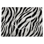 Chique Zebra Dierenprint Vrijgezellenfeest Groot Cadeauzakje (Voorkant)