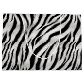 Chique Zebra Dierenprint Vrijgezellenfeest Groot Cadeauzakje (Achterkant)