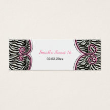 Chique Zebra Print Roze gepersonaliseerde cadeau L