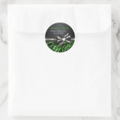 Chique Zebra Sweet Sixteen Sticker (Tas)