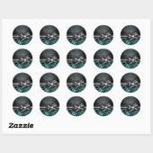 Chique Zebra Sweet Sixteen Sticker (Vel)