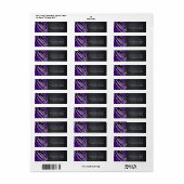 Chique Zebra Sweet Zestien Adresetiketten Etiket (Full Sheet)