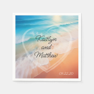 Chique zomer bruiloft servet