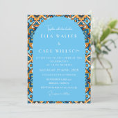 Chique Zomer Psychedelische Groovy Kaart (Staand voorkant)