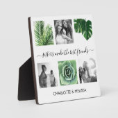 Chique zusters witte foto collage fotoplaat (Voorkant)