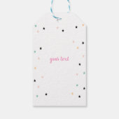 Chique Zwaan, Sterren, Prinses Cadeaulabel (Achterkant)