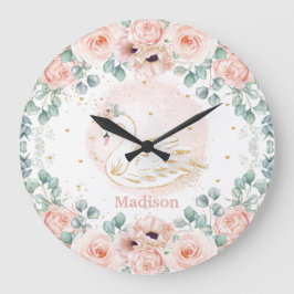 Chique Zwanenprinses Blush Klaproos Bloem Meisjes  Grote Klok