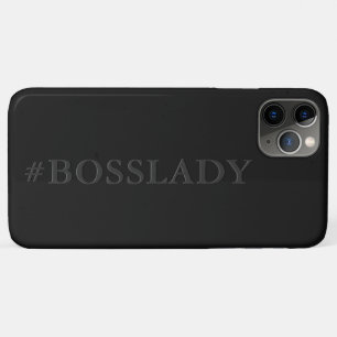 Chique Zwart Donkergrijs Whimsical Attitude Wordar Case-Mate iPhone Case
