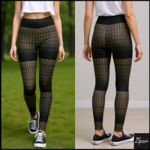 chique zwart en bruin kariert - Cyber Plaid