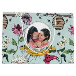 Chique zwart en goud koningin bij koninklijke kroo groot cadeauzakje