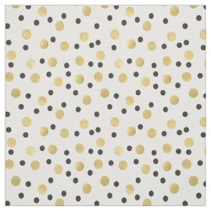 Chique zwart en gouden Confetti Stof