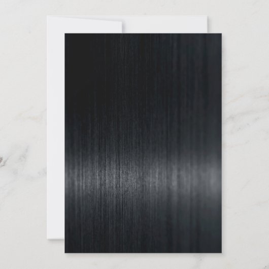 Chique zwart en rood zilver glitter druipt Kerstmi Kaart (Achterkant)