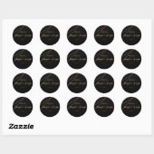Chique Zwart & Goud Geometrisch lijst sticker (Vel)