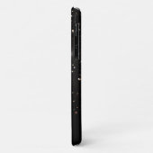 Chique zwart gouden esthetiek Case-Mate iPhone case (Achterkant/links)