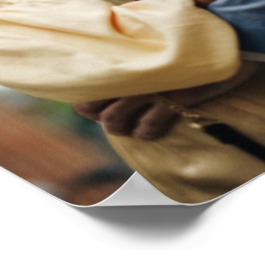 Chique zwart wit bruiloft paar foto welkom poster (Hoek)