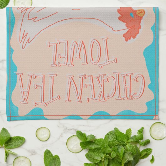 Chiquitita ABBA Chicken Tea Towel Theedoek (Gevouwen)