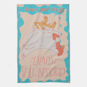 Chiquitita ABBA Chicken Tea Towel Theedoek (Verticaal)