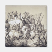 Chir Singh, Maharaja van de Sikhs met de koning Magneet (Voorkant)