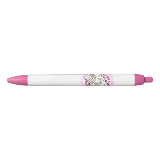 ChiRadio LLC ™ IceCream LOGO roze PEN (Voorkant)