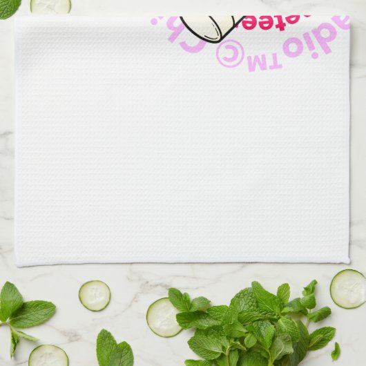 ChiRadio LLC Icecream muur kunst Theedoek (Gevouwen)