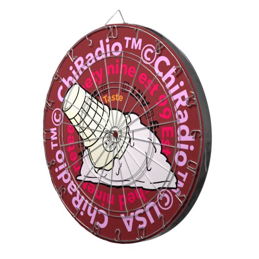 ChiRadioLLC™ IceCream Dartbord (Voorkant Rechts)