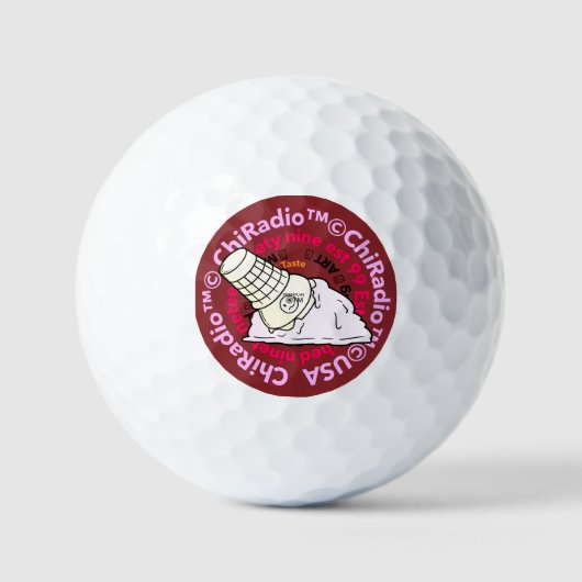 ChiRadioLLC™ IceCream Golfballen (Voorkant)