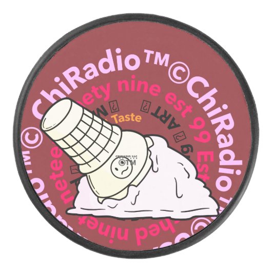 ChiRadioLLC™ IceCream Hockey Puck (Voorkant)