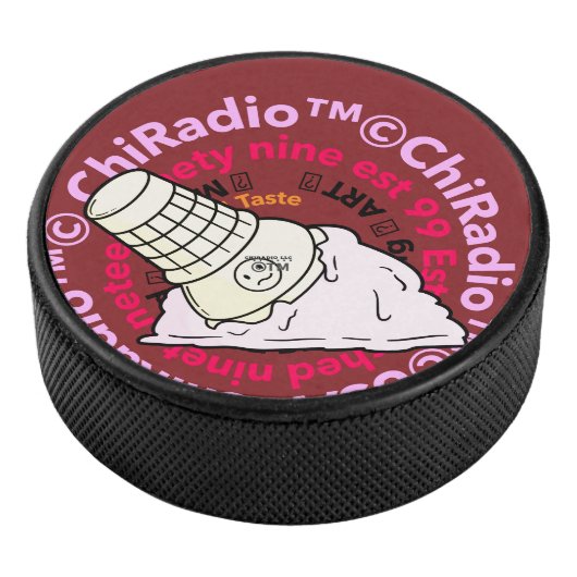 ChiRadioLLC™ IceCream Hockey Puck (3/4)