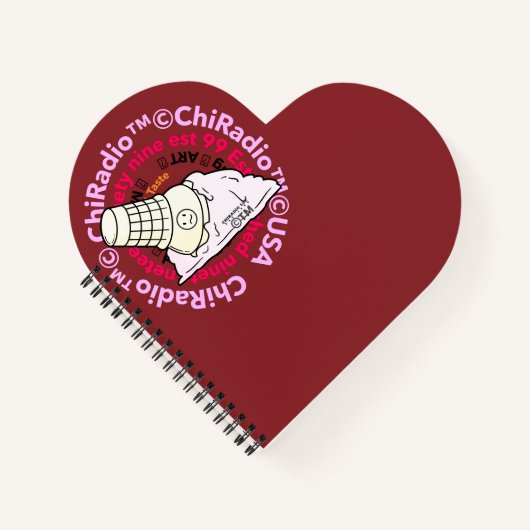 ChiRadioLLC™ IceCream Notitieboek (Voorkant)