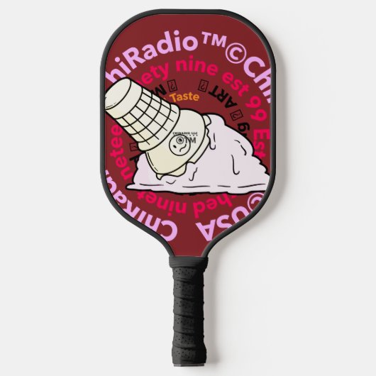 ChiRadioLLC™ IceCream Pickleball Paddle (Voorkant)