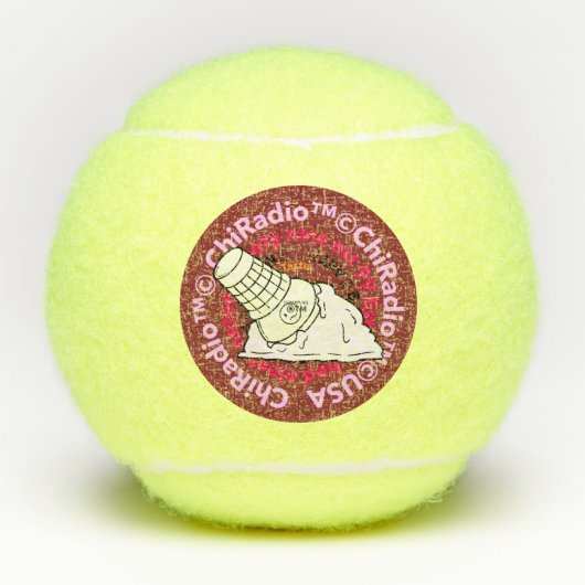 ChiRadioLLC™ IceCream Tennisballen (Voorkant)