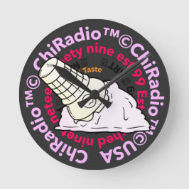 ChiradioLLC ™ TrinketTray Ronde Klok