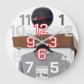 ChiRadioLLC™ wallClock design by www.djelove.com Grote Klok (Voorkant)