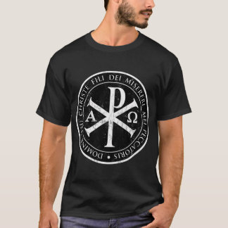 Chirho Chi Rho Christogram Jezus Iesu Christe T-shirt