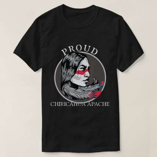 Chiricahua Apache American Indian Tribe Warrior Gi T-shirt (Design voorkant)