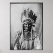 Chiricahua Apache Geronimo Goyathlay Goyahkla Poster (Voorkant)