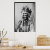 Chiricahua Apache Geronimo Goyathlay Goyahkla Poster (Keuken)