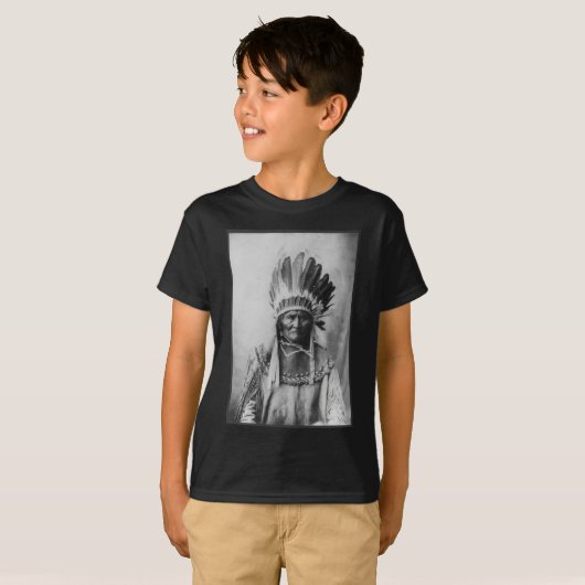 Chiricahua Apache Geronimo Goyathlay Goyahkla T-shirt (Voorkant volledig)