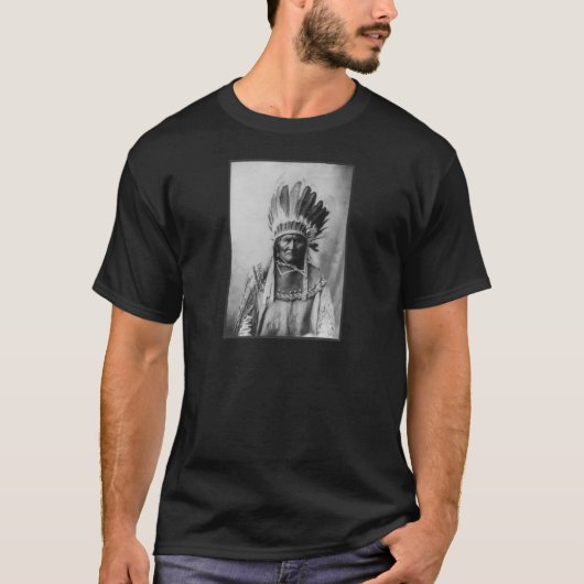 Chiricahua Apache Geronimo Goyathlay Goyahkla T-shirt (Voorkant)