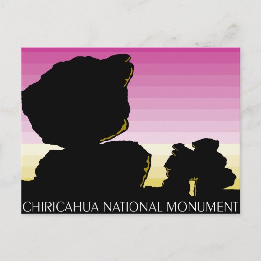 Chiricahua National Monument Briefkaart (Voorkant)