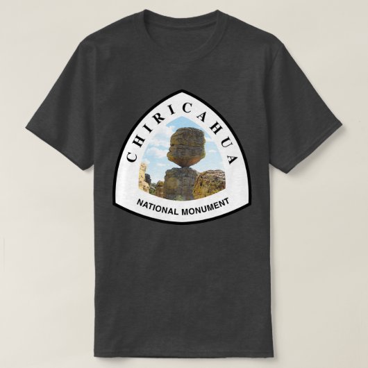 Chiricahua National Monument trail marker T-shirt (Design voorkant)