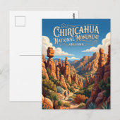 Chiricahua National Monument VS Briefkaart (Voorkant / Achterkant)