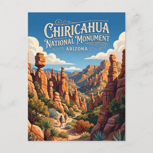 Chiricahua National Monument VS Briefkaart (Voorkant)