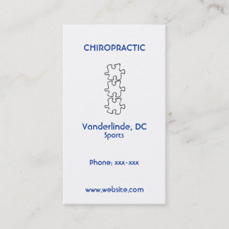 cHIRO cARD Visitekaartje