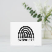 Chiro Life Chiropractic Spine Chiropractice Briefkaart (Staand voorkant)