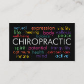 Chiro Words Chiropractic Visitekaartjes (Achterkant)