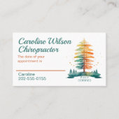 Chiropactor Osteopaat Fysiotherapeuten Benoeming Visitekaartje (Voorkant)