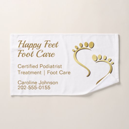 Chiropodist Podiatrist Pedicure Foot Care Handdoek (Handdoek)