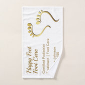 Chiropodist Podiatrist Pedicure Foot Care Handdoek (Handdoek)
