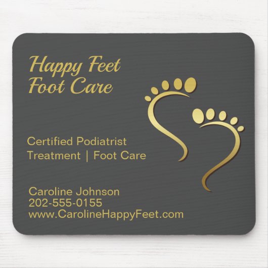 Chiropodist Podiatrist Pedicure Foot Care Muismat (Voorkant)